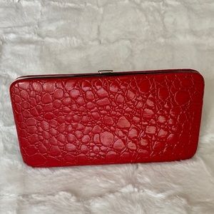 Red Leather Wallet